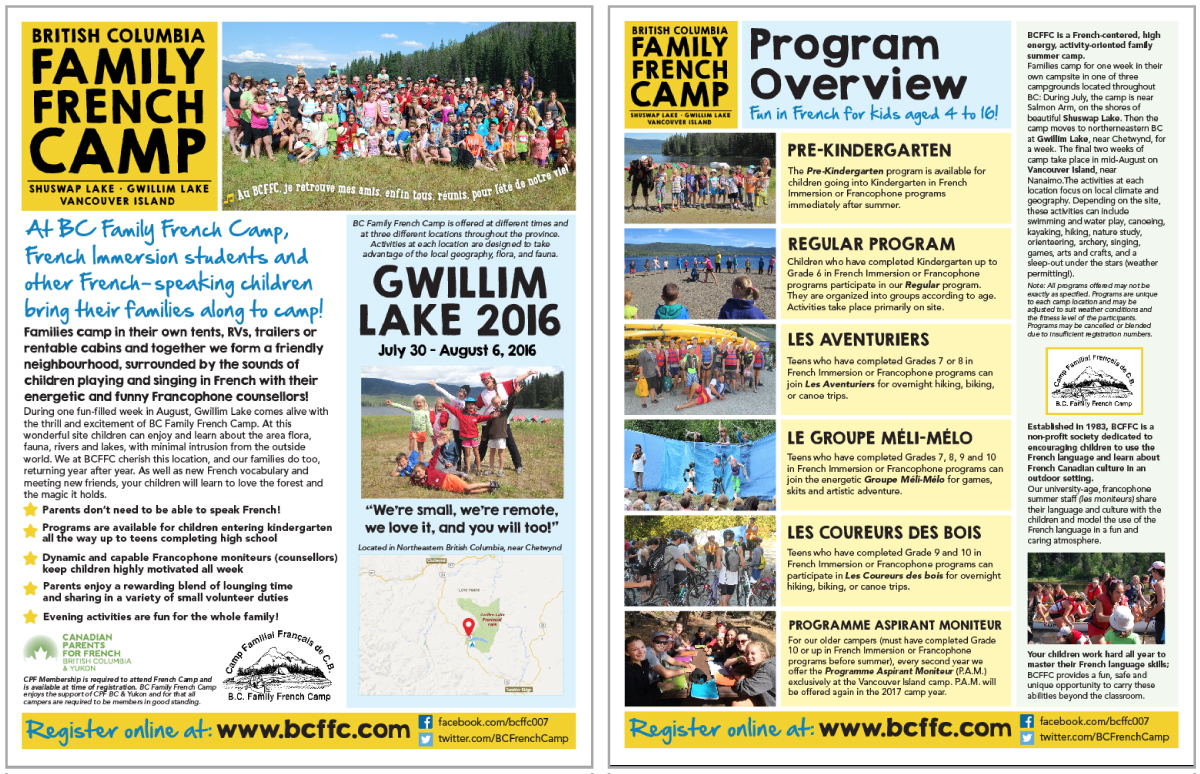 BCFFC Gwillim Lake Flyer